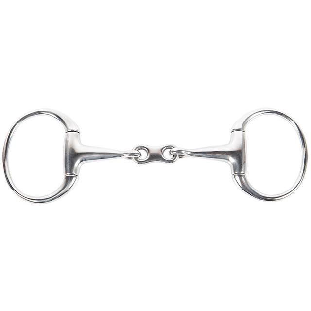 Eggbutt Snaffle Harry's Horse 13mm Double Jointed Flat Link Multicolour