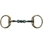 Eggbutt Snaffle Harry's Horse Sweet Iron Double Jointed 