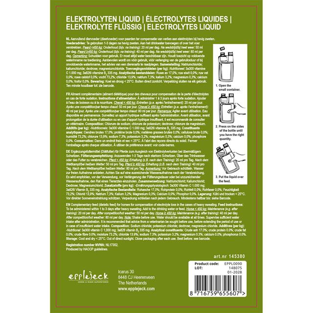 Electrolytes Liquid Epplejeck Multicolour