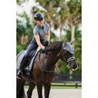 Equestrian Metallic Blue Ear Net Stockholm Grey-Blue