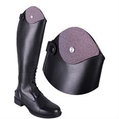 Exchangeable Top of Riding Boot QHP Romy Glitter Pink