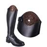 Exchangeable Top of Riding Boot QHP Romy Sparkle Brown
