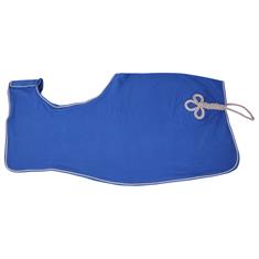 Exercise Rug QHP Fleece Ornament Light Blue-Silver