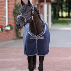 Fleece Rug Bucas Show-Line 600 Dark Blue-Grey