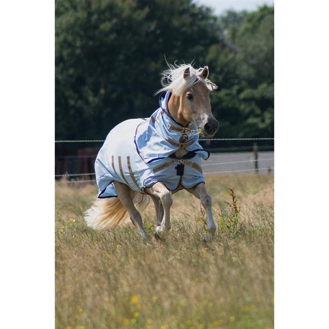 Fly Blanket Horsegear Protect Blue-Dark Blue
