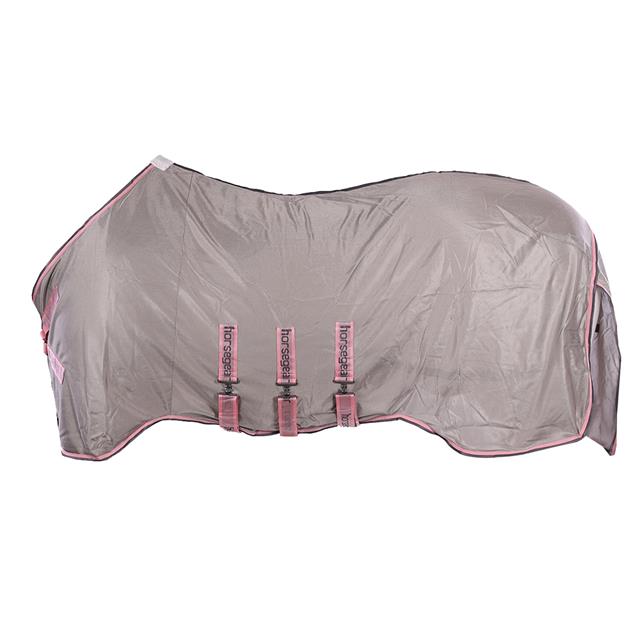 Fly Blanket Horsegear Protect Light Grey-Pink