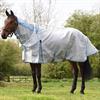 Fly Blanket WeatherBeeta Hexi Shield Combo Neck Silver-Blue