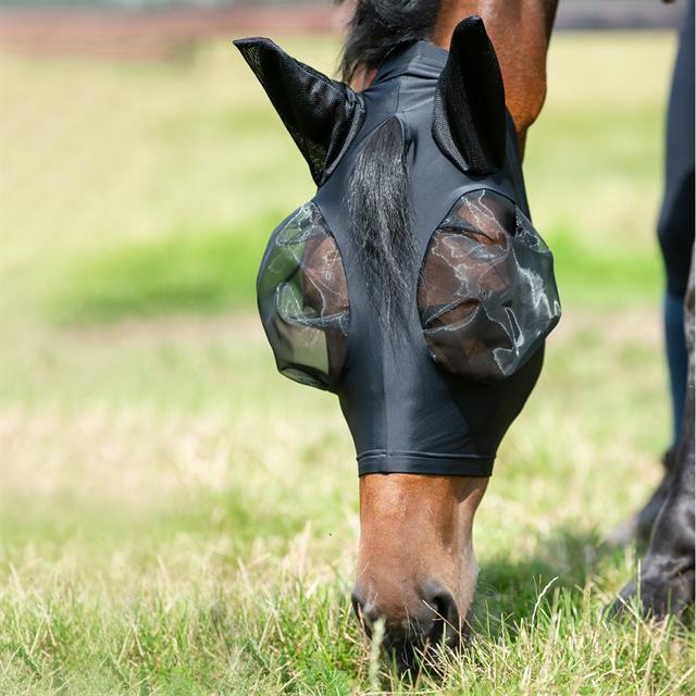 Fly Mask Busse Twin Fit Flexi Black