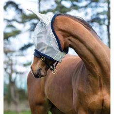 Fly Mask Horseware Amigo Fine mesh Silver-Blue