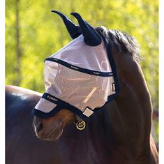 Fly Mask Horseware Rambo Plus Silver-Blue