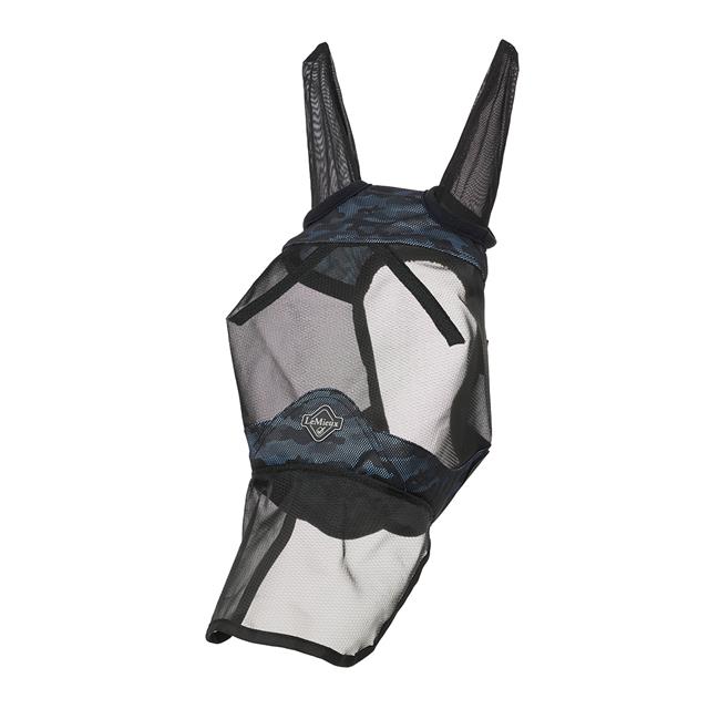 Fly Mask LeMieux Visor-Tek Full Camo Dark Blue