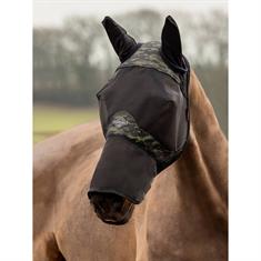 Fly Mask LeMieux Visor-Tek Full Camo Dark Green