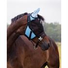 Fly Mask QHP With Detachable Nose Flap Light Blue
