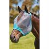 Fly Mask WeatherBeeta ComFiTec Deluxe Fine Mesh Grey-Turquoise