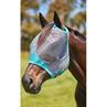 Fly Mask WeatherBeeta ComFiTec Deluxe Fine Mesh Grey-Turquoise