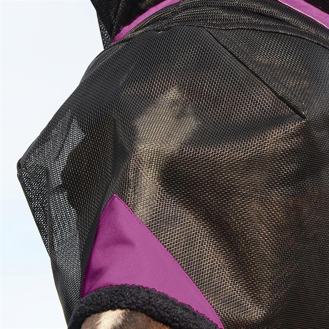 Fly Mask WeatherBeeta ComFiTec Durable Black-Purple