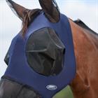 Fly Mask WeatherBeeta ComFiTec Luxe Bug Eye with Ears & Nose Dark Blue-Black