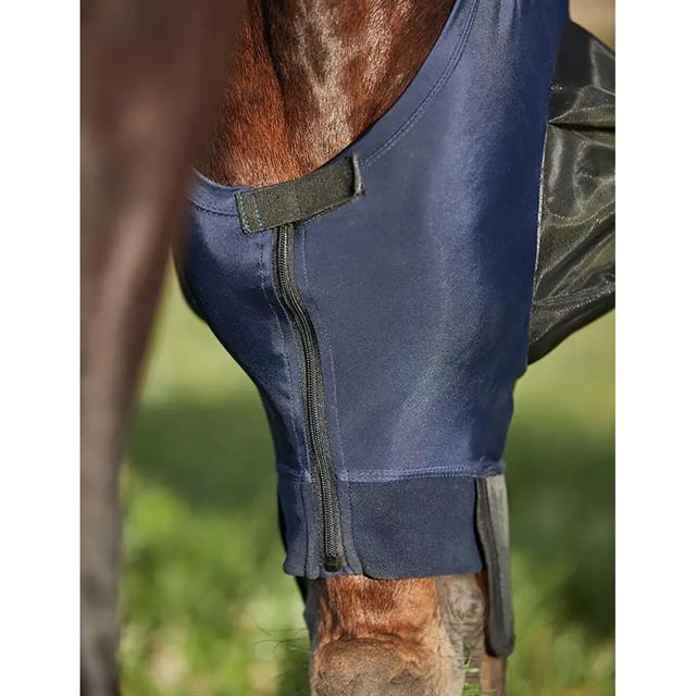 Fly Mask WeatherBeeta ComFiTec Luxe Bug Eye with Ears & Nose Dark Blue-Black
