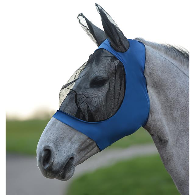 Fly Mask WeatherBeeta Stretch Eye With Ears Blue-Black