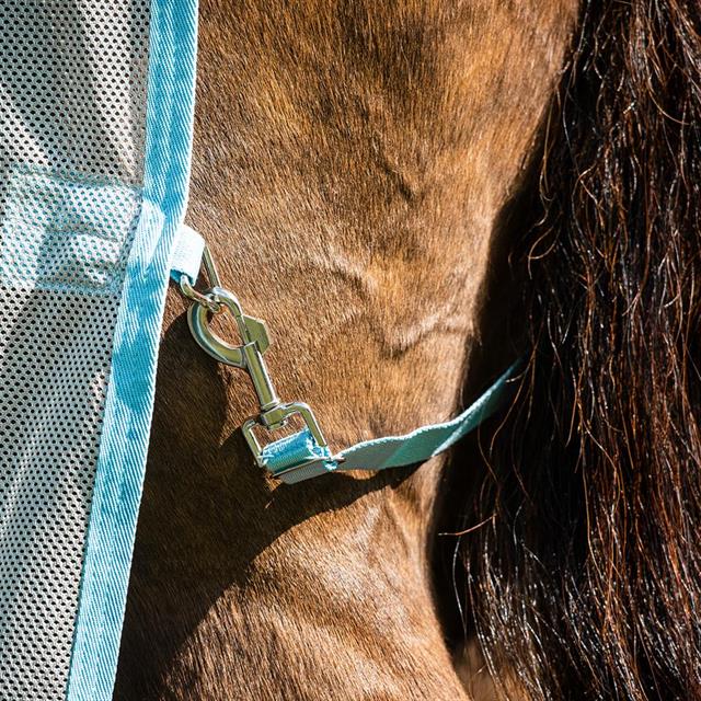 Fly Rug Horseware Ameco Bug Buster Silver-Blue