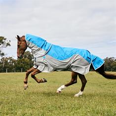 Fly Rug WeatherBeeta ComFiTec Dual Shield With Neck Blue-Grey