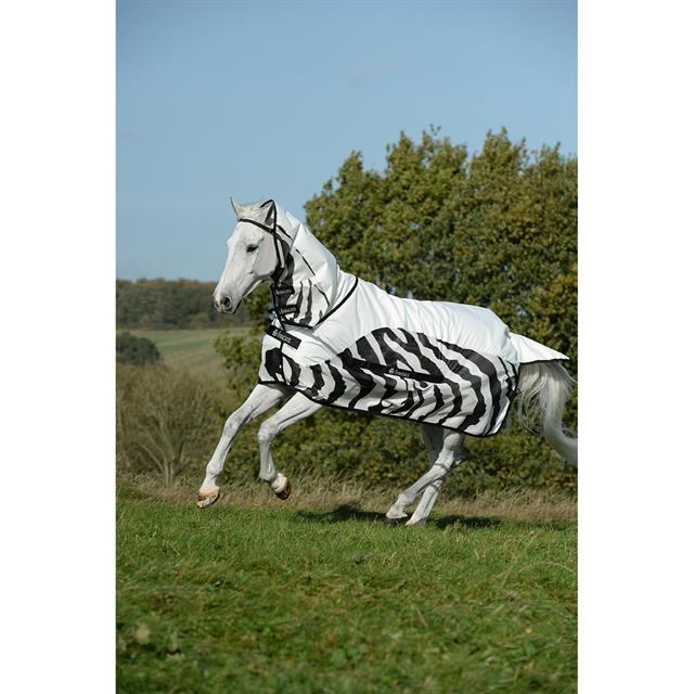 Fly Sheet Bucas Buzz-Off Rain Zebra With Neck Zebra