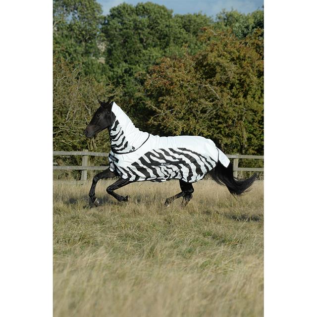 Fly Sheet Bucas Buzz-Off Rain Zebra With Neck Zebra