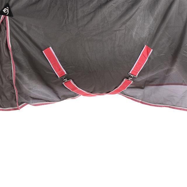 Fly Sheet Epplejeck Summertime Full Neck Dark Grey-Pink