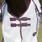 Fly Sheet WeatherBeeta ComFiTec Essential Mesh II Combo Neck White-Dark Purple