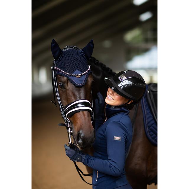 Fly Veil Equestrian Stockholm Modern Lagoon Blush Dark Blue