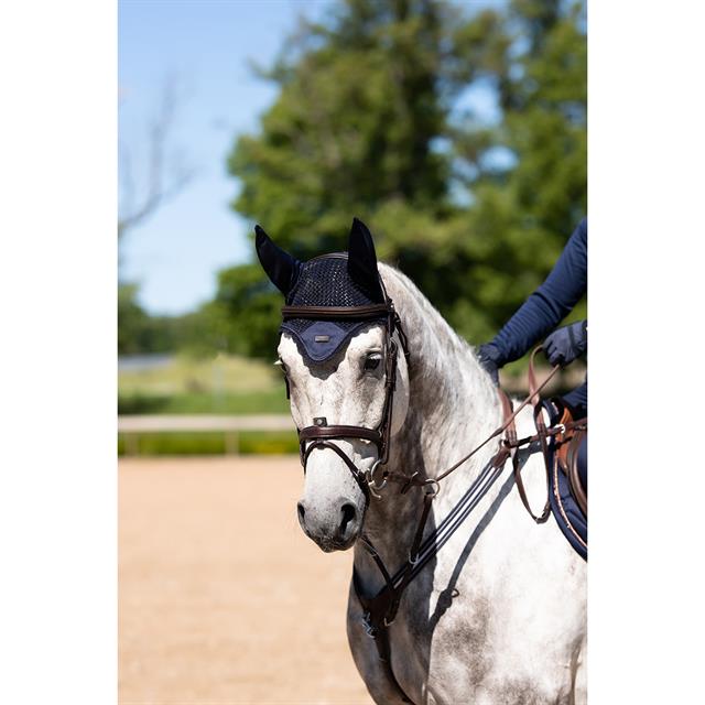 Fly Veil Equestrian Stockholm Modern Lagoon Blush Dark Blue