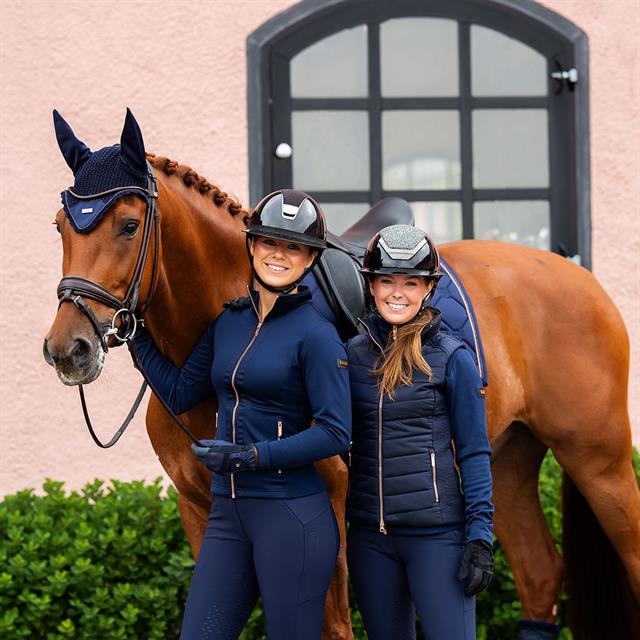 Fly Veil Equestrian Stockholm Modern Lagoon Blush Dark Blue