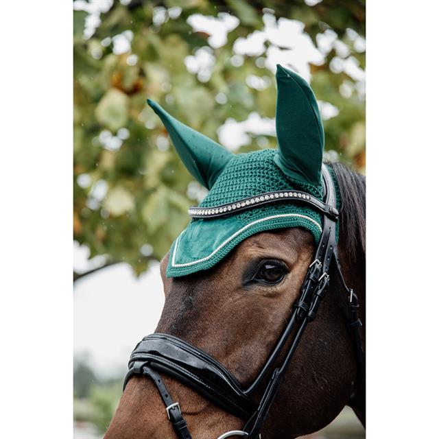 Fly Veil Kentucky Wellington Velvet Dark Green