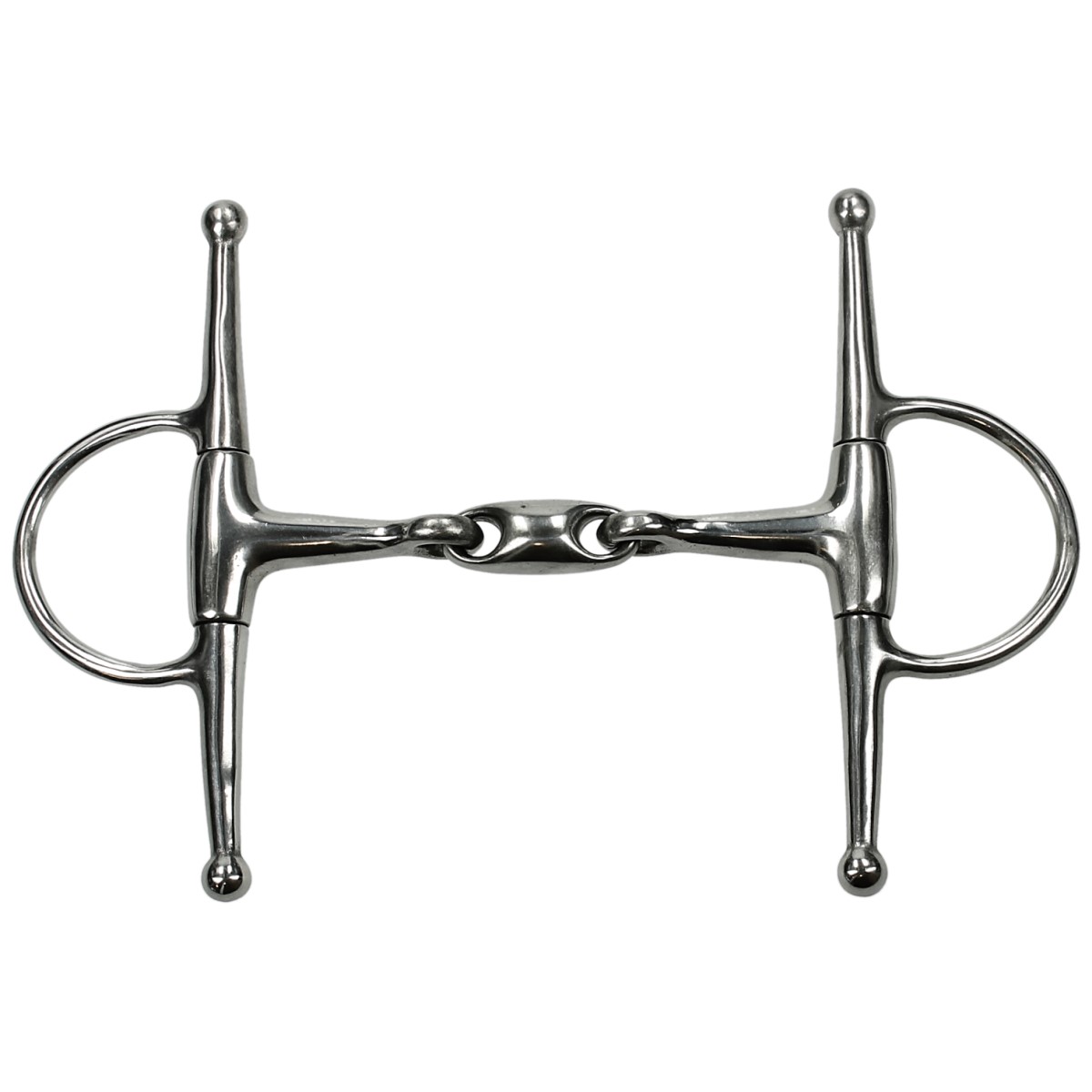 New Horse Rubber Full Cheek Bit Stainless Steel All size Snaffle Jointed 