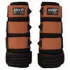 Gamaschen 3D Mesh Anky Black-Orange