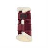Gamaschen Samt Kontrast Kentucky Dark Red