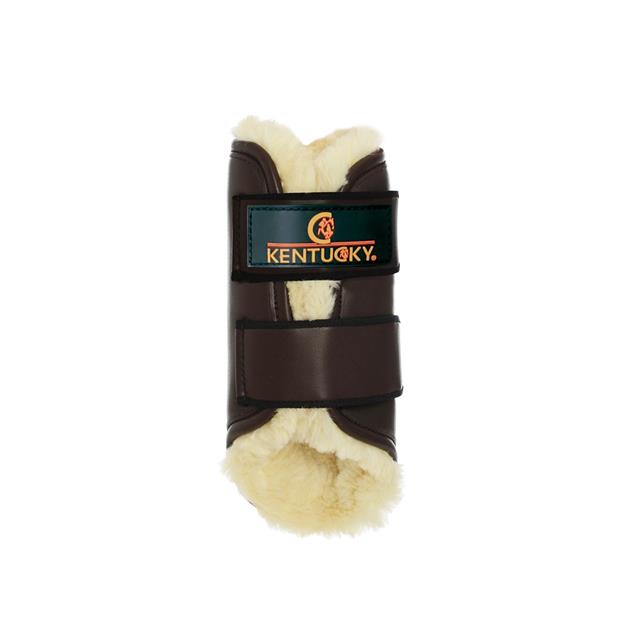 Gamaschen Turnout Leder Vorne Kentucky Brown