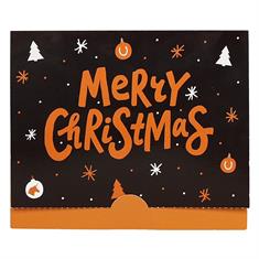 Gift Card Sleeve Christmas Black