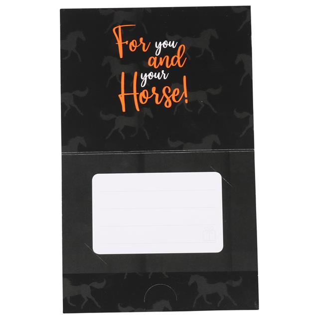 Gift Card Sleeve Christmas Black