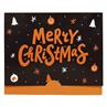 Gift Card Sleeve Christmas Black