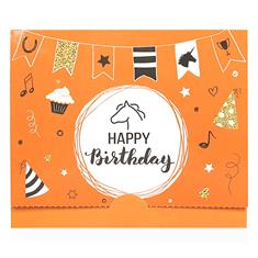 Gift Card Sleeve Congrats Orange