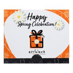 Gift Voucher Cover Happy Spring Celebration Belgium Multicolour