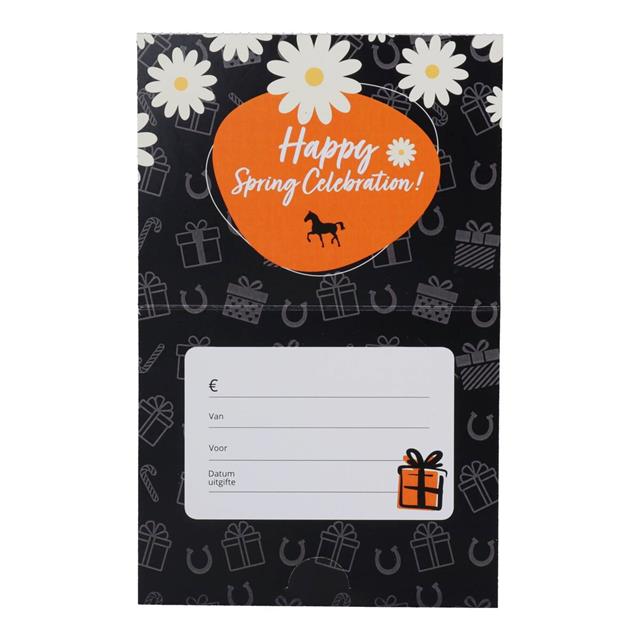 Gift Voucher Cover Happy Spring Celebration Belgium Multicolour
