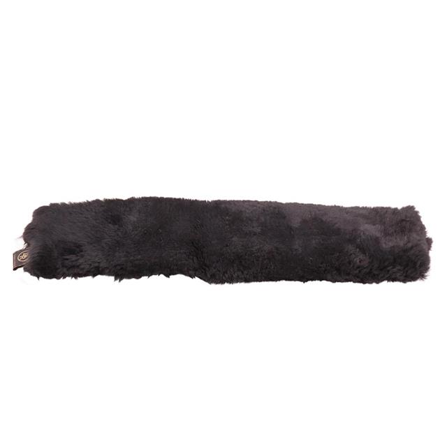 Girth Cover BR Fur Dressage Black