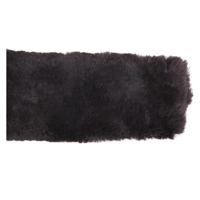 Girth Cover BR Fur Dressage Black