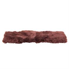 Girth Cover BR Fur Dressage Brown