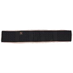 Girth Cover BR Fur Jumping Black-beige