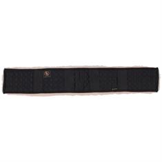 Girth Cover BR Fur Jumping Black-Beige