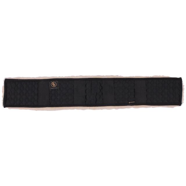 Girth Cover BR Fur Jumping Black-beige
