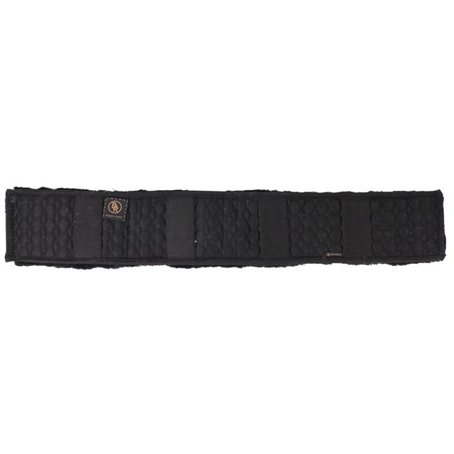 Girth Cover BR Fur Jumping Black-Black